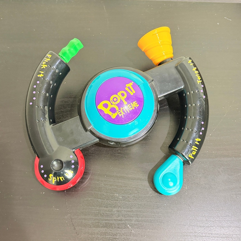 VTG 1998 Hasbro Bop It Extreme Handheld Electronic Game Toy Retro Tested Works